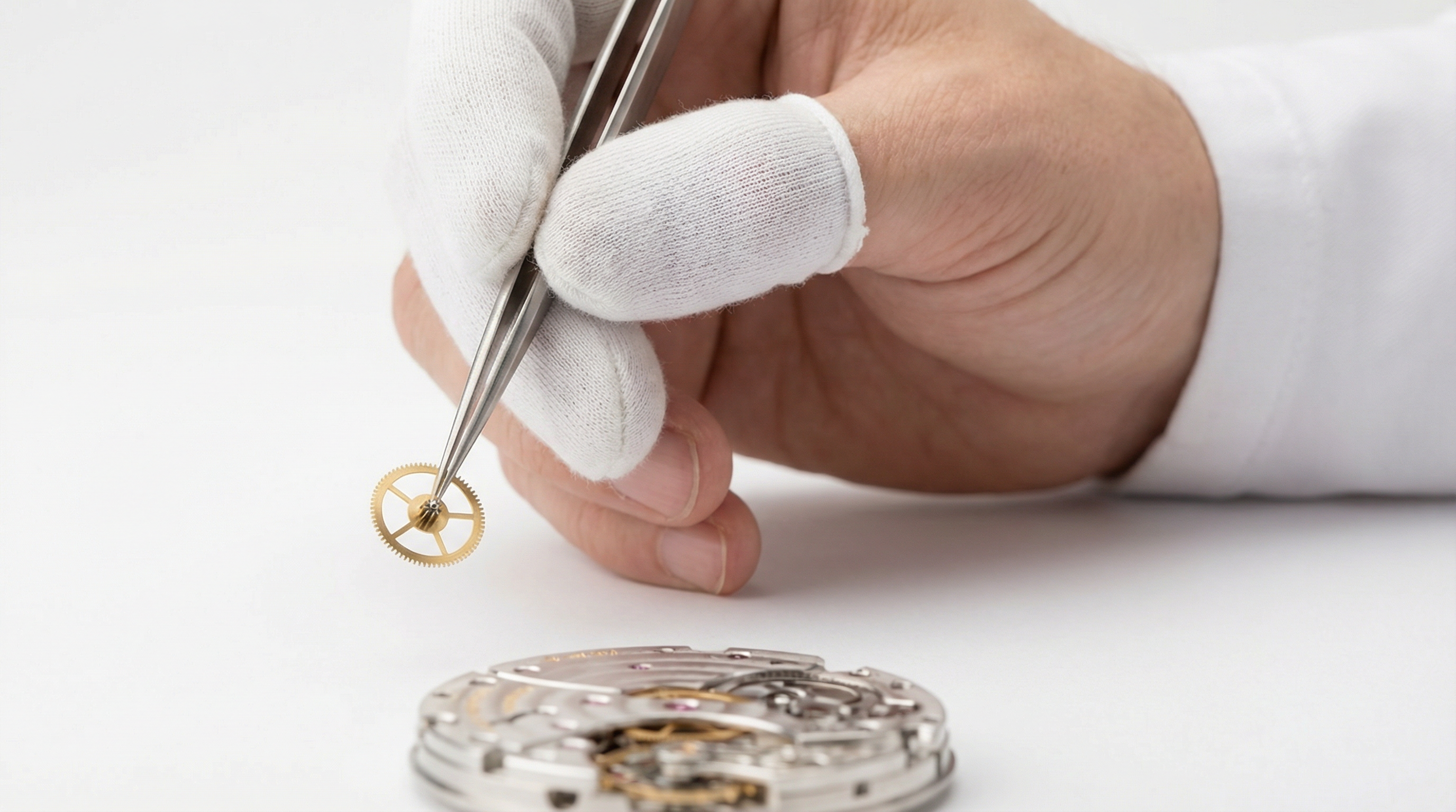 Expert hands at work